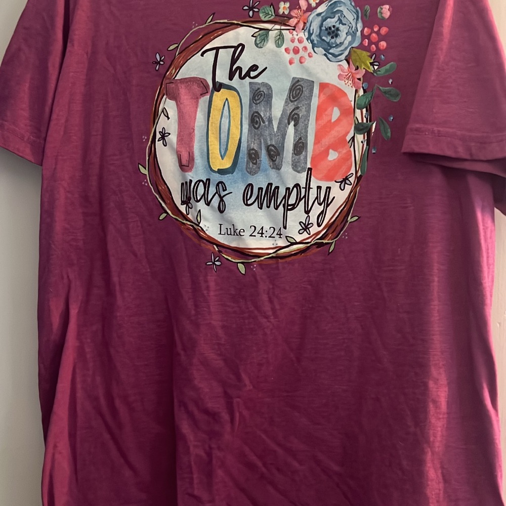 Pink Graphic T-Shirt with Floral Design